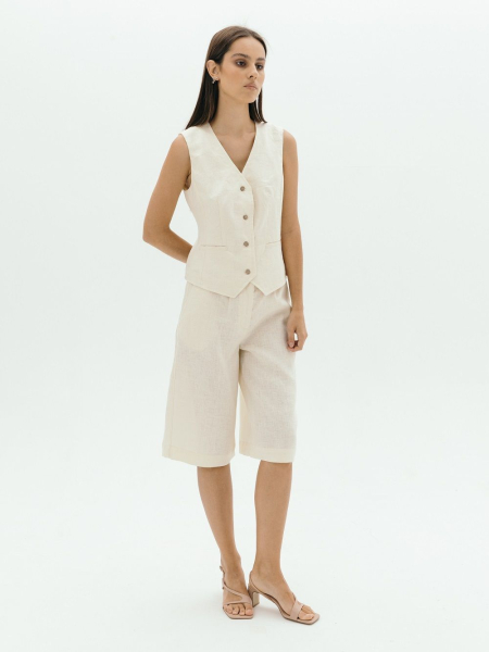 Шорты-бермуды Parisian limited ecru