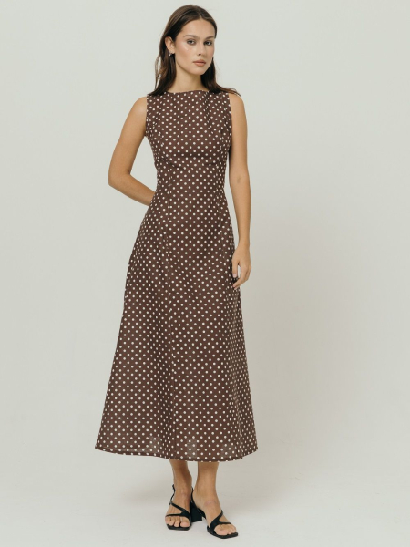 Платье Sway limited brown peas
