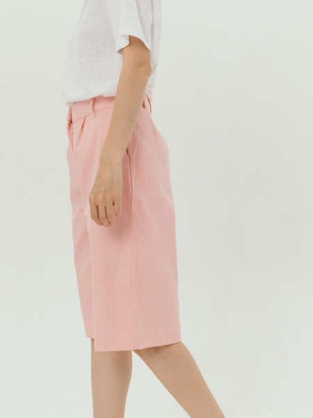 Шорты-бермуды velvet Parisian dusty rose