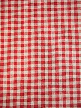 Ткань полульняная Прованс цвет красный арт.600В