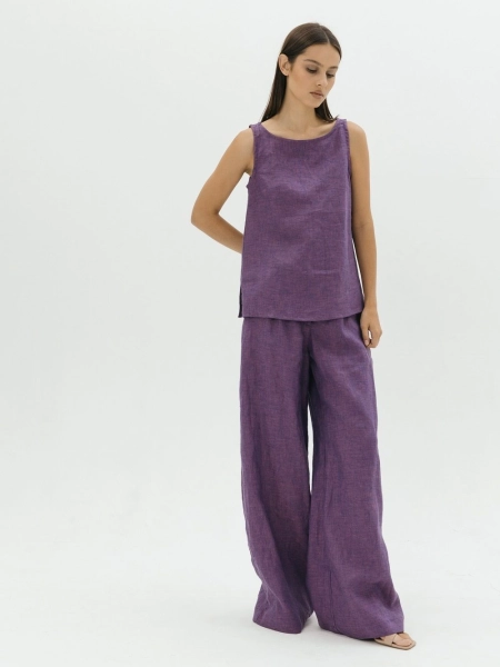 Топ Elle limited eggplant melange