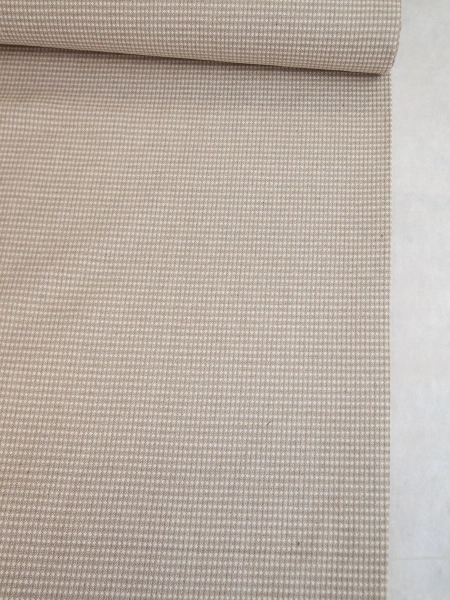 ОСТАТОК меньше метра Льняная ткань декоративная Геометрический