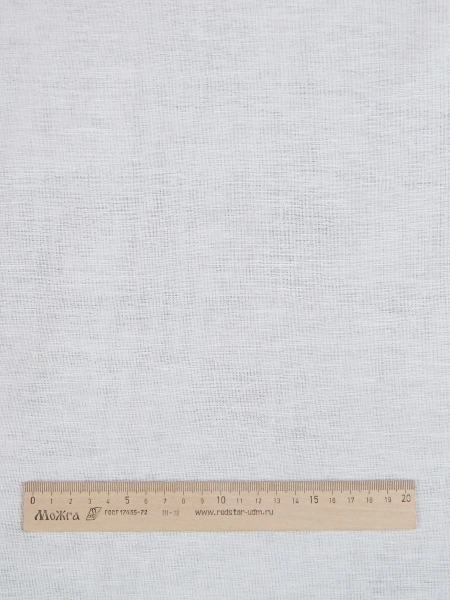 Ткань полульняная Белоснежный арт.129-101