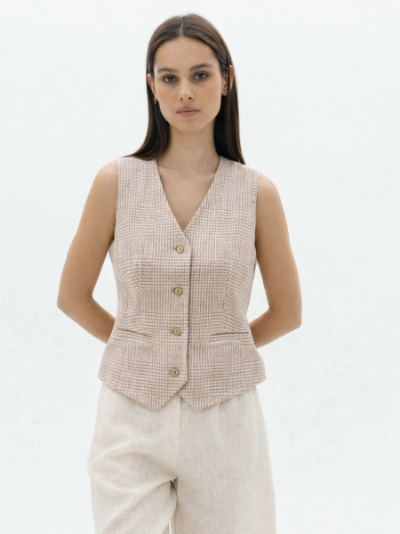 Жилетка Classy limited dusty rose cage