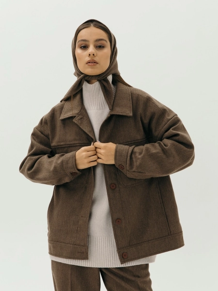 Куртка wool Bertha limited chocolate