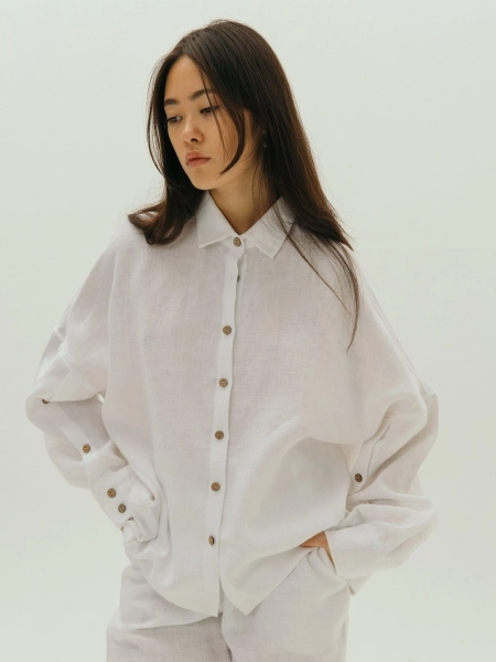 Рубашка Origami white