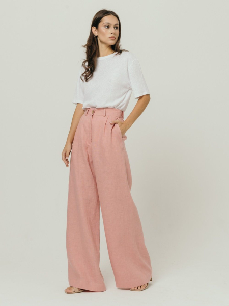 Брюки-палаццо Milan dusty rose