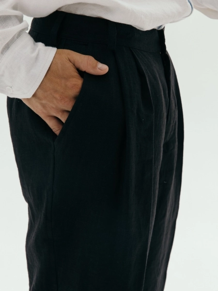 Брюки Wide black