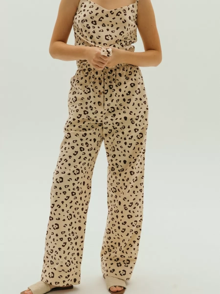 Брюки flannel Levanto limited milk specks