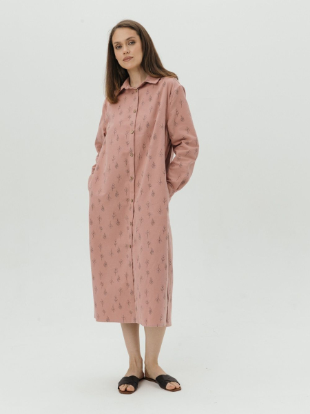 Платье-рубашка flannel Fresh limited rose trees