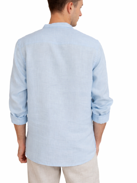 Рубашка полульняная Priboy sky