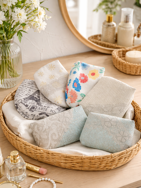 Косметичка льняная в ассортименте