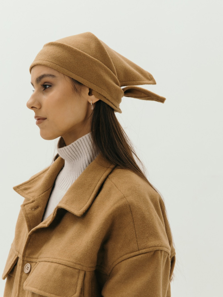 Косынка wool Istoki limited mustard