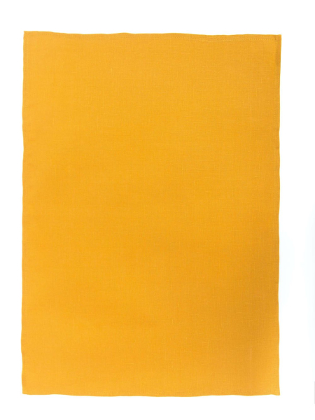 Полотенце льняное Горчичное