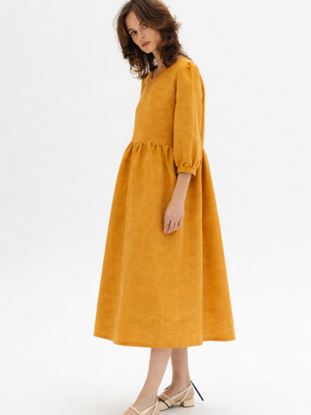 Платье Margo limited mustard