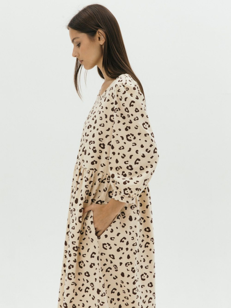 Платье flannel Margo limited milk specks