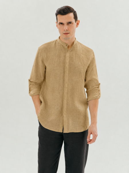 Рубашка Hugo limited caramel