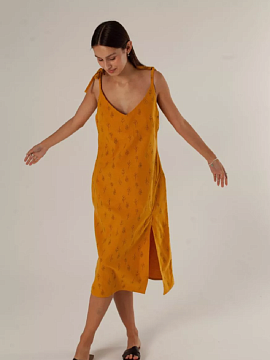 Сарафан flannel Rosemary limited mustard trees