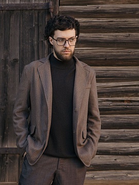 Пиджак wool Universal limited chocolate