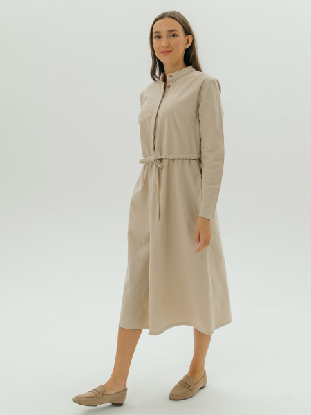 Платье flannel Grace natural