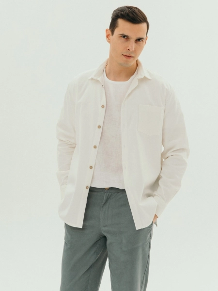 Рубашка velvet Mont Blanc white