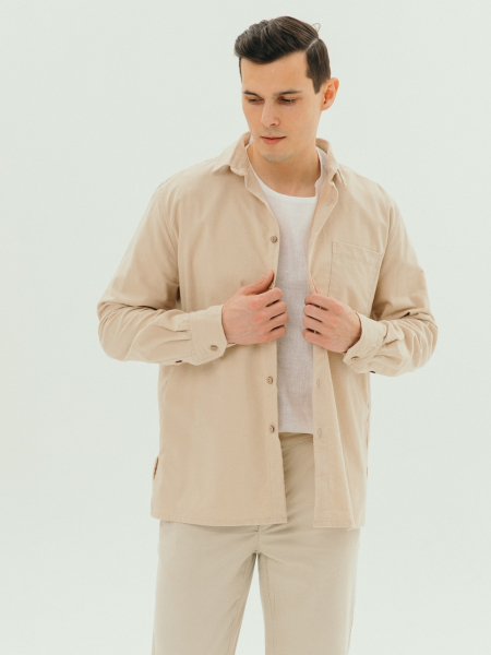 Рубашка flannel Mont Blanc natural