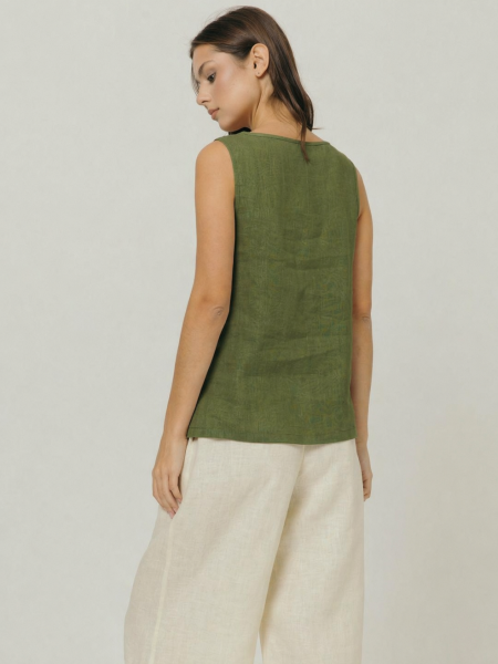Топ Elle limited green