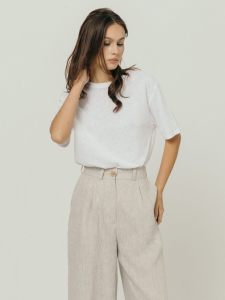 Брюки-палаццо Milan natural