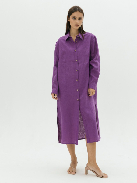 Платье-рубашка Fresh limited violet