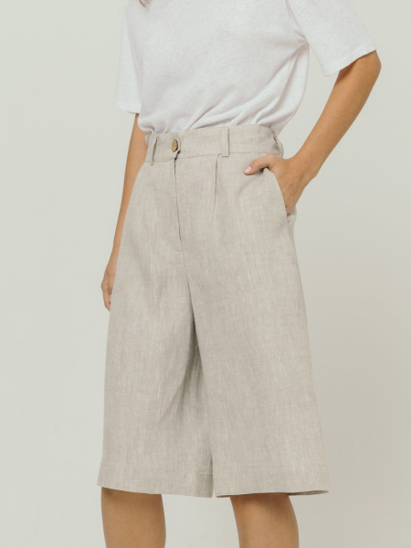 Шорты-бермуды Milan natural