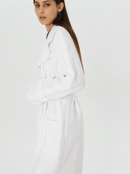 Тренч London white