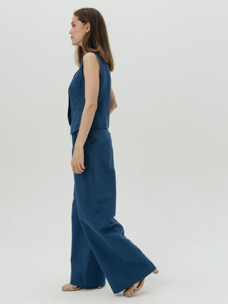 Брюки-палаццо Parisian limited blue