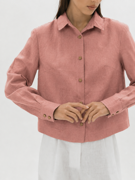 Рубашка flannel Vivid dusty rose 