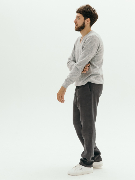 Пуловер Neckline limited grey