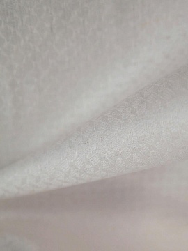 Льняная ткань Атлантида цвет белый арт.430-3