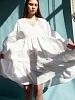 Платье льняное Вирджиния цвет белый