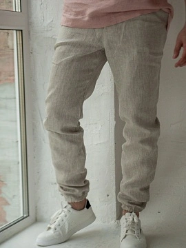Мужские льняные брюки, льняные штаны мужские - интернет-магазин «ИзоЛьна.ру»