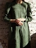 Платье льняное Ветивер цвет зеленый