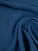 Ткань изо льна умягченная Лазурно-синий 250см арт.478-1379